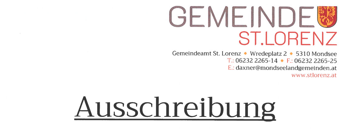 Ausschreibung Badeplatzbuffet