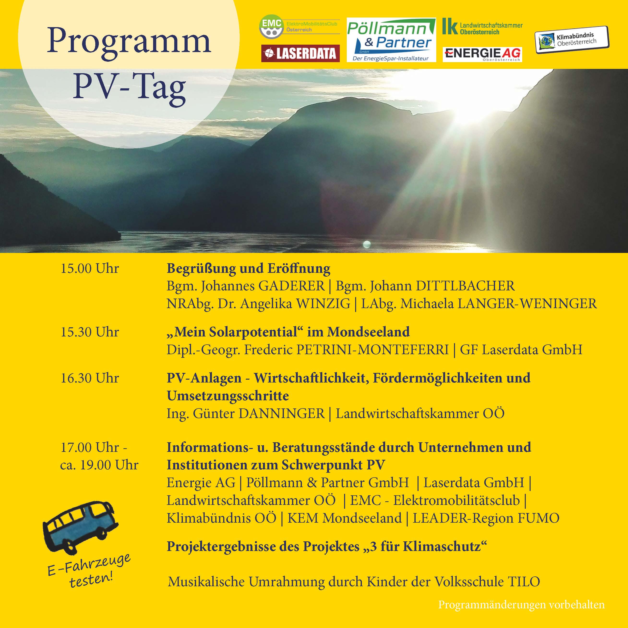 Folder Programm PV Tag