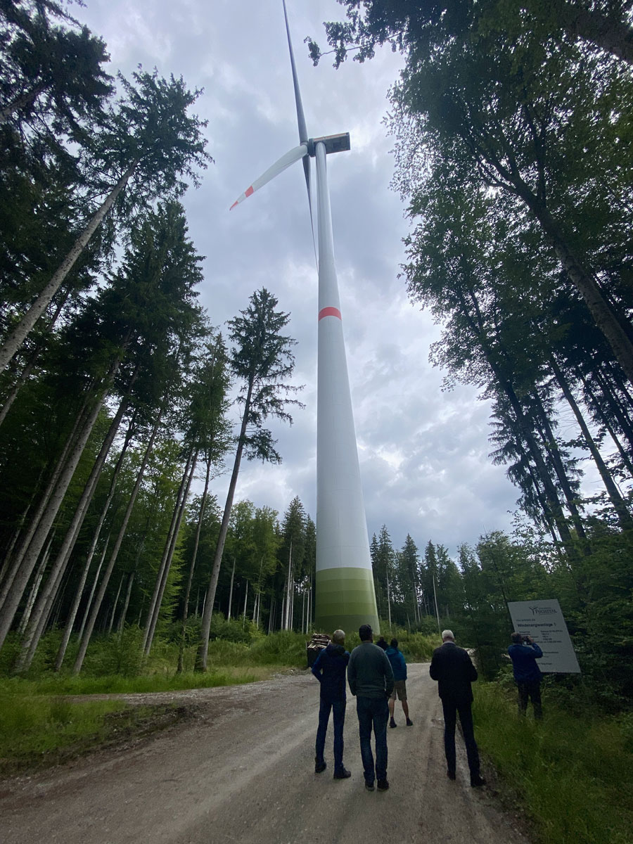 Windrad Burgerwindkraft Fuchstal