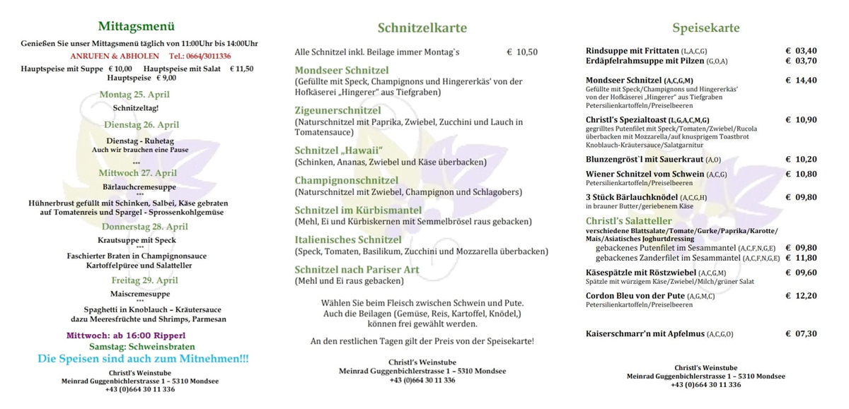 christl weinstube 1722