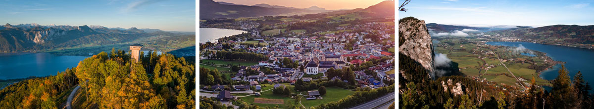 mondsee herbst collage