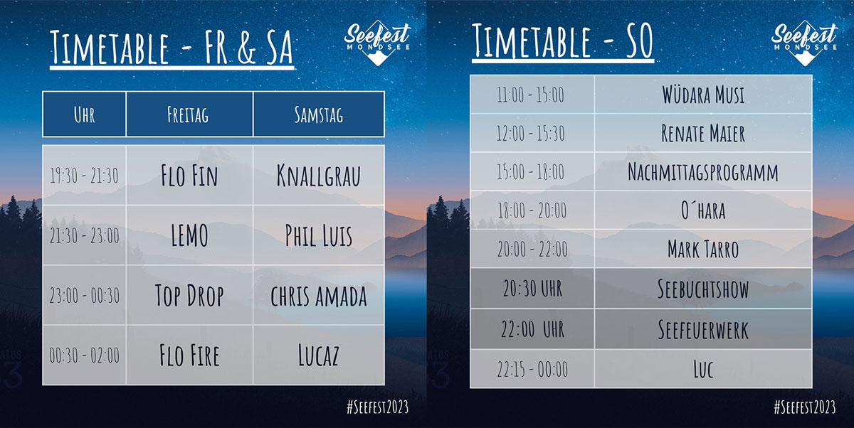 timetable 2023